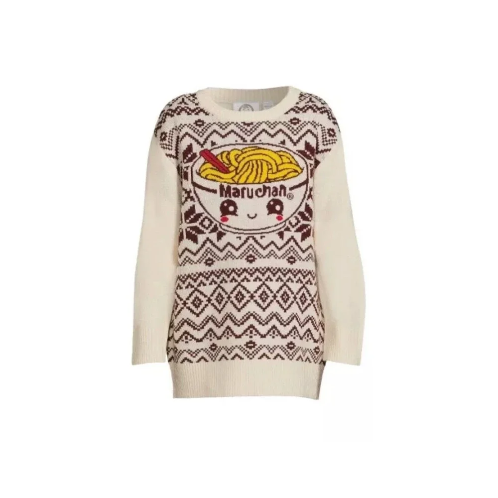 Maruchan Graphic Sweater - Size Medium 8 Maruchan Boys Graphic Holiday Sweater
